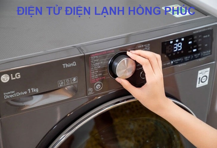 Máy giặt LG không chọn được chế độ giặt và cách khắc phục