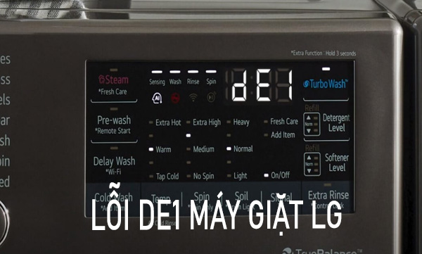 máy giặt LG báo lỗi DE1