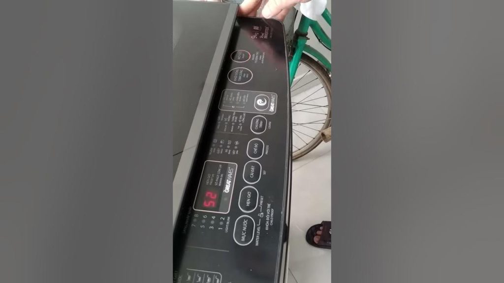 Cách reset máy giặt Toshiba inverter