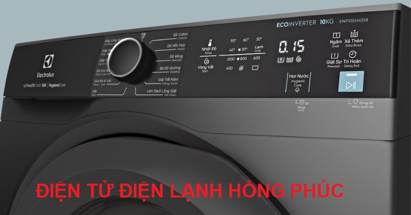 Máy giặt Electrolux không bấm được Start
