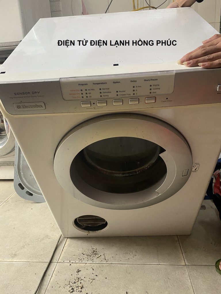 sửa chữa máy sấy electrolux