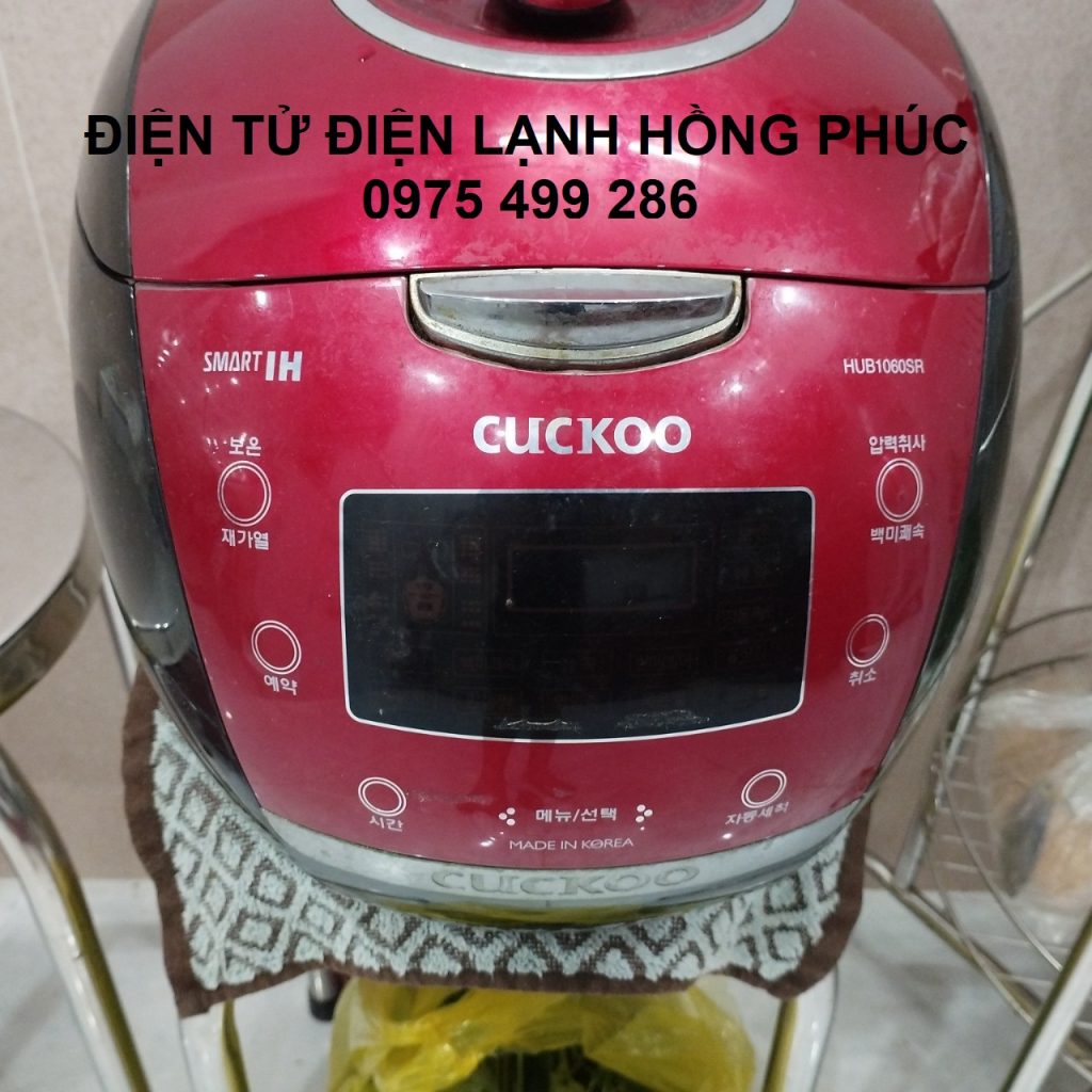 nồi cơm điện cuckoo bị xì hơi