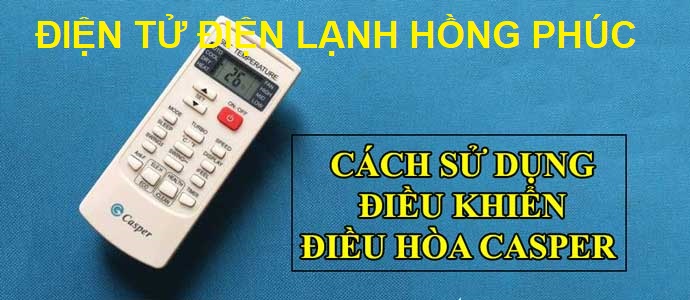 điều khiển điều hòa Casper hiển thị 88