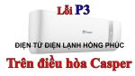 máy lạnh casper báo lỗi p3