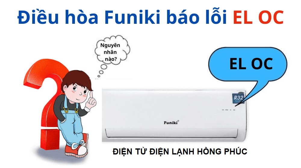 Máy lạnh Funiki báo lỗi EL 0c