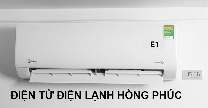 điều hòa midea báo lỗi e1