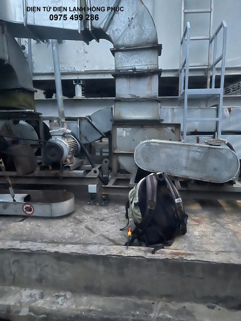 sửa chữa quạt hút khói công nghiệp