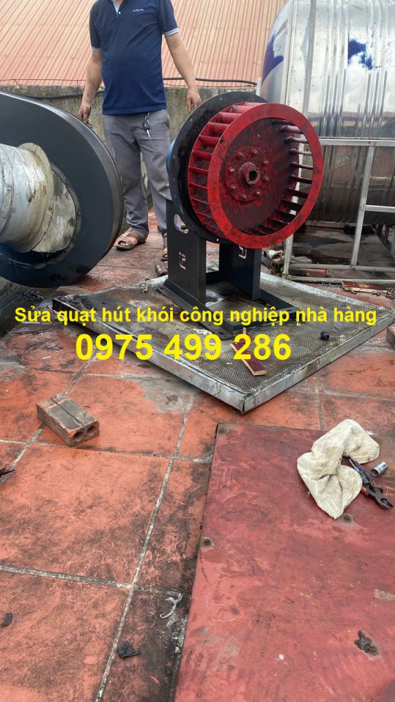 sửa quạt hút hút khói công nghiệp nhà hàng